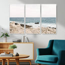 Coastal Ocean View Wall Art Canvas Print – Serene Rocky by MyGreatCanvas | Canvas Wall Art Prints | Photo Prints & Wall Decor