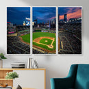 Target Field Wall Art Canvas Print – Baseball Stadium Scene,