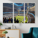 Chicago Dome Stadium Wall Art Canvas Print – Framed Modern