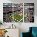 Chicago Bears Soldiers Field Wall Art Canvas Print – Framed