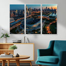 Chicago Bears Soldiers Field Wall Art Canvas Print – Framed