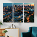 Chicago Bears Soldiers Field Wall Art Canvas Print – Framed