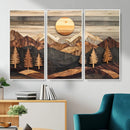Wood Mountain Wall Art Canvas Print – Layered Forest and by MyGreatCanvas | Canvas Wall Art Prints | Photo Prints & Wall Decor