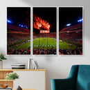 Jordan-Hare Football Stadium Wall Art Canvas Print, Football