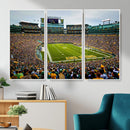 Green Bay Packers Lambeau Field Stadium Wall Art Canvas