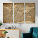 World Map Canvas Print – Framed Travel Map Wall Art for by MyGreatCanvas | Canvas Wall Art Prints | Photo Prints & Wall Decor