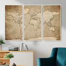 Colorful Watercolor World Map Canvas Wall Art – Framed by MyGreatCanvas | Canvas Wall Art Prints | Photo Prints & Wall Decor