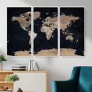 Grunge Wall Art World Map Canvas Print by MyGreatCanvas | Canvas Wall Art Prints | Photo Prints & Wall Decor