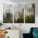 Misty Mountain Canvas Print, Foggy Pine Trees Nature Wall by MyGreatCanvas | Canvas Wall Art Prints | Photo Prints & Wall Decor