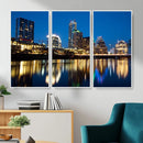 Austin Skyline Wall Art Canvas Print, Austin Downtown Night by MyGreatCanvas | Canvas Wall Art Prints | Photo Prints & Wall Decor