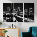 Austin Skyline Wall Art Canvas Print, Austin Downtown Night by MyGreatCanvas | Canvas Wall Art Prints | Photo Prints & Wall Decor