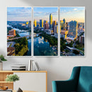 Austin Skyline Wall Art Canvas Print, Austin Downtown Night by MyGreatCanvas | Canvas Wall Art Prints | Photo Prints & Wall Decor