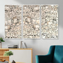 Abstract Bison Wall Art Canvas Print - Abstract Longhorn by MyGreatCanvas | Canvas Wall Art Prints | Photo Prints & Wall Decor