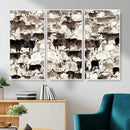 Abstract Texas Longhorn Print - Longhorn Herd Print for by MyGreatCanvas | Canvas Wall Art Prints | Photo Prints & Wall Decor