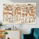 Gazelle Wall Art Canvas Print - Abstract Antelope Wall Art by MyGreatCanvas | Canvas Wall Art Prints | Photo Prints & Wall Decor