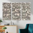 Abstract Zebra Wall Art Canvas Print for Farmhouse Decor by MyGreatCanvas | Canvas Wall Art Prints | Photo Prints & Wall Decor