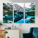 Alpine Mountain Lake Wall Art Canvas Print – Turquoise by MyGreatCanvas | Canvas Wall Art Prints | Photo Prints & Wall Decor
