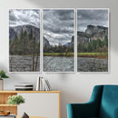 Yosemite Valley River Wall Art Canvas Print, Granite Cliffs by MyGreatCanvas | Canvas Wall Art Prints | Photo Prints & Wall Decor