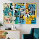 Basquiat Style Bird Bull Graffiti Wall Art Canvas Print, by MyGreatCanvas | Canvas Wall Art Prints | Photo Prints & Wall Decor