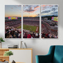 Donald W. Reynolds Razorback Stadium Wall Art Canvas Print –