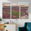 Donald W. Reynolds Razorback Stadium Wall Art Canvas Print – by MyGreatCanvas | Canvas Wall Art Prints | Photo Prints & Wall Decor