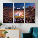 Oklahoma Memorial Stadium Wall Art Canvas Print – Oklahoma