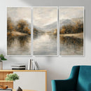 Abstract Landscape Wall Art Canvas Print, Modern Lake by MyGreatCanvas | Canvas Wall Art Prints | Photo Prints & Wall Decor