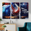 Red Wine Splash Abstract Wall Art Canvas Print, Modern Wine by MyGreatCanvas | Canvas Wall Art Prints | Photo Prints & Wall Decor