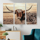 Texas Longhorn Wall Art Canvas Print – Western Cattle Ranch by MyGreatCanvas | Canvas Wall Art Prints | Photo Prints & Wall Decor