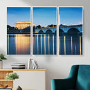Washington DC Wall Art Canvas Print – Lincoln Memorial Night by MyGreatCanvas | Canvas Wall Art Prints | Photo Prints & Wall Decor