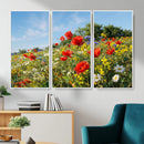 Wildflower Meadow Wall Art Canvas Print – Colorful Poppy and by MyGreatCanvas | Canvas Wall Art Prints | Photo Prints & Wall Decor