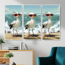 Funny Seagull Wall Art Canvas Print Beach Birds With by MyGreatCanvas | Canvas Wall Art Prints | Photo Prints & Wall Decor
