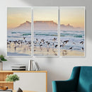 Seagulls Over Ocean Wall Art Canvas Print – Coastal Beach by MyGreatCanvas | Canvas Wall Art Prints | Photo Prints & Wall Decor