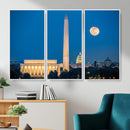 Washington DC Skyline Wall Art Canvas Print – Lincoln by MyGreatCanvas | Canvas Wall Art Prints | Photo Prints & Wall Decor