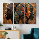 Abstract Afro American Women Wall Art Canvas Print by MyGreatCanvas | Canvas Wall Art Prints | Photo Prints & Wall Decor