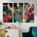 Colorful Japanese Landscape Print: Maximalist Panoramic Wall by MyGreatCanvas | Canvas Wall Art Prints | Photo Prints & Wall Decor