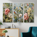 Vintage Birds and Flowers Wall Art Canvas Print, Botanical by MyGreatCanvas | Canvas Wall Art Prints | Photo Prints & Wall Decor