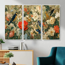 Vintage Birds and Flowers Wall Art Canvas Print, Botanical by MyGreatCanvas | Canvas Wall Art Prints | Photo Prints & Wall Decor