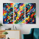 Geometric Abstract Wall Art Canvas Print, Bold Color by MyGreatCanvas | Canvas Wall Art Prints | Photo Prints & Wall Decor