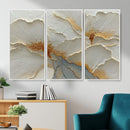 White Gold Floral Canvas Wall Art — Textured Flower Print | by MyGreatCanvas | Canvas Wall Art Prints | Photo Prints & Wall Decor