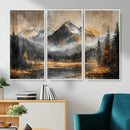 Mountain Lake Canvas Wall Art — Rustic Forest Landscape by MyGreatCanvas | Canvas Wall Art Prints | Photo Prints & Wall Decor
