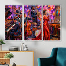 Jazz Band Canvas Wall Art — Jazz Club Singer Saxophone Print by MyGreatCanvas | Canvas Wall Art Prints | Photo Prints & Wall Decor