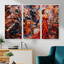 Jazz Band Canvas Wall Art — Jazz Club Singer Saxophone Print by MyGreatCanvas | Canvas Wall Art Prints | Photo Prints & Wall Decor