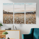 Neutral Wildflower Field Canvas Wall Art — Beige Earth Tone by MyGreatCanvas | Canvas Wall Art Prints | Photo Prints & Wall Decor