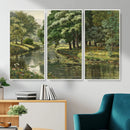 Forest Stream Canvas Wall Art, Peder Monsted A Forest Stream by MyGreatCanvas | Canvas Wall Art Prints | Photo Prints & Wall Decor