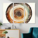 Natural Wood Slice Wall Art Canvas Print, Tree Ring Wall by MyGreatCanvas | Canvas Wall Art Prints | Photo Prints & Wall Decor