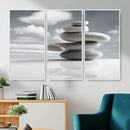 Zen Stone Wall Art Canvas Print, Balanced Rock Stack Framed by MyGreatCanvas | Canvas Wall Art Prints | Photo Prints & Wall Decor