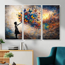 Banksy Girl Wall Art Canvas Print for Living Room Decor by MyGreatCanvas | Canvas Wall Art Prints | Photo Prints & Wall Decor