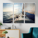 Sailboat Wall Art Canvas Print, Ocean Sunset Sailing Framed by MyGreatCanvas | Canvas Wall Art Prints | Photo Prints & Wall Decor