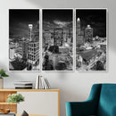 Charlotte Skyline Canvas Wall Art Print – North Carolina Cityscape Photography Print by MyGreatCanvas | Canvas Wall Art Prints | Photo Prints & Wall Decor